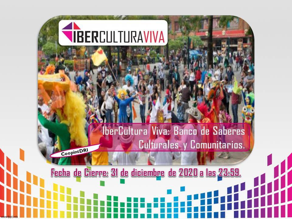 Dirección de Relaciones Internacionales | IberCultura Viva: Banco de Saberes Culturales y Comunitarios.